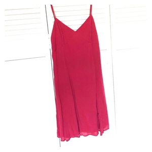 Red tank top flows dress, size small H&M